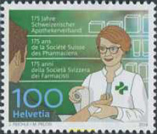 589873 MNH SUIZA 2018 175 ANIVERSARIO DE LA SOCIEDAD SUIZA DE FARMACIAS - Unused Stamps