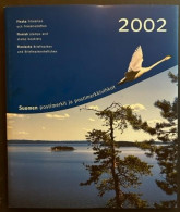 Finland Finnland Finlande 2002 Full Year Set With Booklets In Official Pack Mint - Años Completos