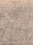 CAMBRAI - CARTE GEOGRAPHIQUE - Cartes Géographiques