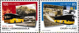 601428 MNH SUIZA 2019 100 AÑOS DE POST BUS - Nuovi