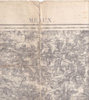 MEAUX - CARTE GEOGRAPHIQUE - Cartes Géographiques