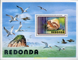 355135 MNH REDONDA 1980 FAUNA MARINA - Sonstige & Ohne Zuordnung