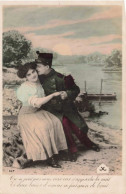 PHOTOGRAPHIE - Couple - Colorisé - Carte Postale Ancienne - Photographs