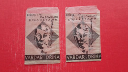 2 Old Paper Bags Vardar I Drina - Andere & Zonder Classificatie