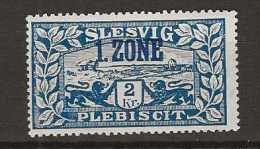 1920 MNH Schleswig Mi 27 Postfris** - Schleswig