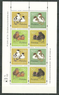 POLAND MNH ** 3469-3472 Feuille Non Dentelé En Bas Et Dentelé En Haut Faune Oiseau Oiseaux Bird - Full Sheets