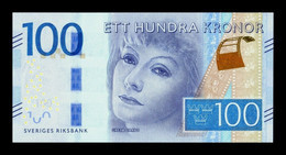 Suecia Sweden 100 Kronor Greta Garbo 2016 (2018) Pick 71b Sc Unc - Suède