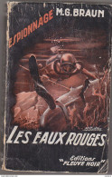 C1 M. G. BRAUN Les Eaux Rouges FN ESPIONNAGE 89 1956 EO Alex Glenne PORT INCLUS France - Old (before 1960)