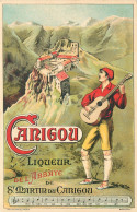 Carte PUBLICITAIRE  CANIGOU   " Liqueur De L'abbaye  "  Saint Martin Du Canigou - Publicité