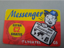 NETHERLANDS /  PREPAID / MESSENGER / LYCATEL       /  € 6,-/  USED  ** 15297** - Privadas