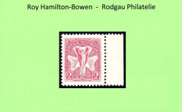 1922 Essays, Hely 2d Pale Carmine, Fresh U/m Mint, Right Marginal, Superb In Every Respect!  Hib. E67. - Nuovi