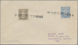 China: 1934 (ca.), Shanghai P.o. Horizontal Single Line "From Steamers Letter Bo - Storia Postale