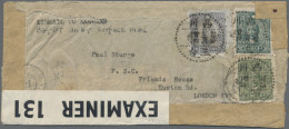 China: 1942/45, Airmail Cover Addressed To London, England Bearing SYS Central T - Brieven En Documenten