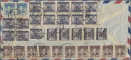 China: 1949, Airmail Cover Addressed To Stockholm, Sweden Bearing Ten SYS Gold Y - Covers & Documents