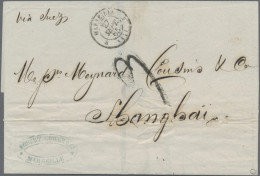 China - Foreign Offices: France, 1865 (Nov 21) Incoming Cover From Marseilles To - Sonstige