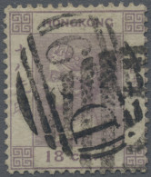 Hongkong - Treaty Ports: 1862 QV 18c. Lilac Used HANKOW And Cancelled By Numeral - Other & Unclassified