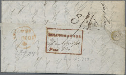 India -  Pre Adhesives  / Stampless Covers: 1842 BOLUNDSHUHUR: Entire To London - ...-1852 Prefilatelia