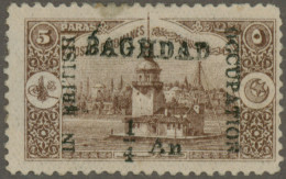 Iraq - Britisch Occupation Of Bagdad: 1917, ¼a. On 5pa. Dull Purple, Well Perfor - Other