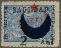 Iraq - Britisch Occupation Of Bagdad: 1917, 2a. On 1pi. Ultramarine, Fresh Colou - Other