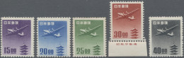 Japan: 1951, Horyuji Pagoda Airmails, With Zeroes: Complete Set, 30y Sen With Bo - Otros & Sin Clasificación