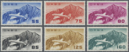 Japan: 1952, Tateyama Airmails, No Zeroes, Complete Set Mounted Mint 2nd Mount, - Other & Unclassified