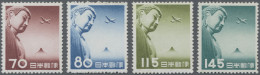 Japan: 1952/61, Group Of Airmail Stamps, Mint Never Hinged MNH: Tateyama No Zero - Altri & Non Classificati