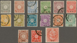 Japanese Post In Corea: 1900, Set Complete With 5 R., 1 S. First Mount LH, 4 S. - Military Service Stamps