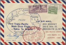 Japan - Specialities: 1931, First Trans-Pacific Non-Stop Flight Tokio To Seattle - Other