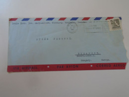 D198161  Canada  Airmail Cover  1962  Winnipeg, Manitoba -      Sent To Hungary - Cartas & Documentos