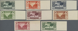 Lebanon: 1936, Tourism (designs "Skiing" And "Coastline"), 0.50pi. To 25pi., Com - Liban