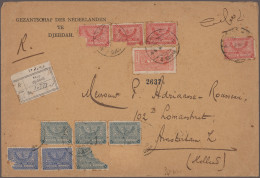 Saudi Arabia: 1935/1937, Two Commercial Registered Covers From DJEDDAH (differen - Saudi-Arabien