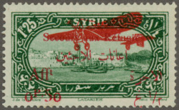 Syria: 1926, Refugee's Relief, 0.50pi. On 1.25pi. Green With Additional Airmail - Siria