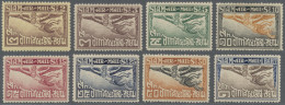 Thailand: 1925-37 Air, Complete Set Of 8 Perf. 14-15, Mint Very Lightly Hinged, - Thaïlande