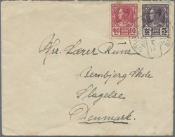 Thailand: 1929 Destination DENMARK: Cover Sent From Bandon, Southern Siam To Sla - Thailand