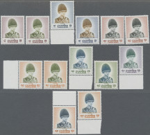 Thailand: 1988/1993 King Bhumibol Definitives Complete Set From 25s. To 100b. In - Thailand