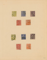 Tibet: 1912-1930's Ca.: Two Sets Of Five From 1/6 T. To 1 T. Including Colour Sh - Altri - Asia