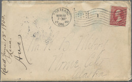 Thematics: Arctic: 1900, Alaska/Canada Winter Mail, Cover Bearing Washington 2c. - Sonstige