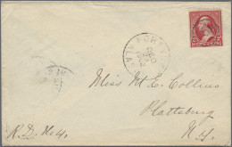 Thematics: Arctic: 1902, Alaska/Canada Winter Mail, Cover Bearing Washington 2c. - Otros