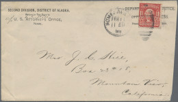 Thematics: Arctic: 1903/1908, Alaska Winter Mail, Two Covers Bearing Washington - Otros