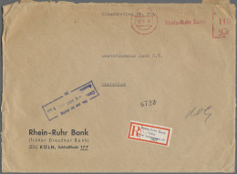 Registered Covers And Labels: 1950, "Rhein-Ruhr Bank Köln Unter Sachsenhausen 5/ - Other