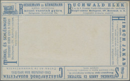 Thematik: Agriculture: 1892, Hungary, 2 Kr Blue Advertising Postcard With 6 Diff - Agriculture
