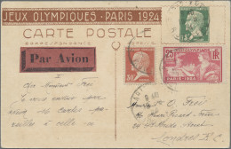 Thematics: Olympic Games: 1924, Olympic Games Paris, Printed-to-order Stationery - Autres & Non Classés
