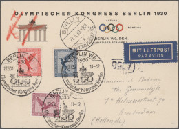 Thematics: Olympic Games: 1930, Olympischer Kongress Berlin 1930", Three Clear S - Sonstige & Ohne Zuordnung