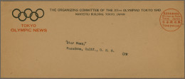 Thematics: Olympic Games: 1940, Tokyo, Preprinted Envelope "The Organizing Commi - Otros & Sin Clasificación