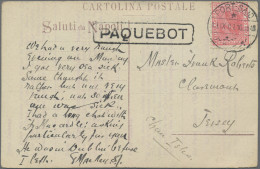 Western Australia: 1907, 1 D Rose, Tied By Bilingual "PORT SAIF 19 . IX.07", Fra - Cartas & Documentos