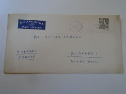 D198164   Canada  Airmail Cover  1960's  Don Mills  Ontario    Sent To Hungary - Cartas & Documentos