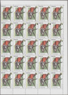 Benin: 2005/2006. Lot With 2 Partial Sheets Of 25 Stamps '175F On 270F' (on Beni - Benin - Dahomey (1960-...)