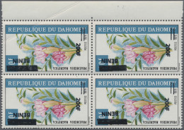 Benin: 2008/2009. Block Of 4 '200F On 60F' (original Stamp Dahomey #645, Showing - Bénin – Dahomey (1960-...)