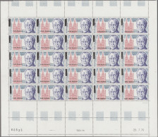 Benin: 2002. Parcel Stamps 'Adenauer 250F' And 'Adenauer 5000F On 250F' Each In - Benin – Dahomey (1960-...)