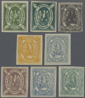 Bolivia: 1867-68 Set Of Eight Mint/unused Stamps Of All Denominations Including - Bolivie